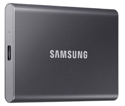 SAMSUNG SSD T7 외장 SSD 및 하드 드라이브 권장