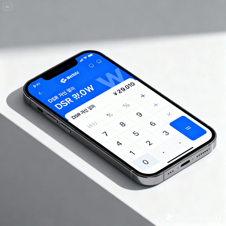 dsr 계산기 신용 대출