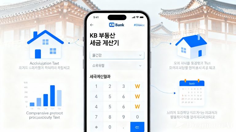 kb 부동산 세금 계산기