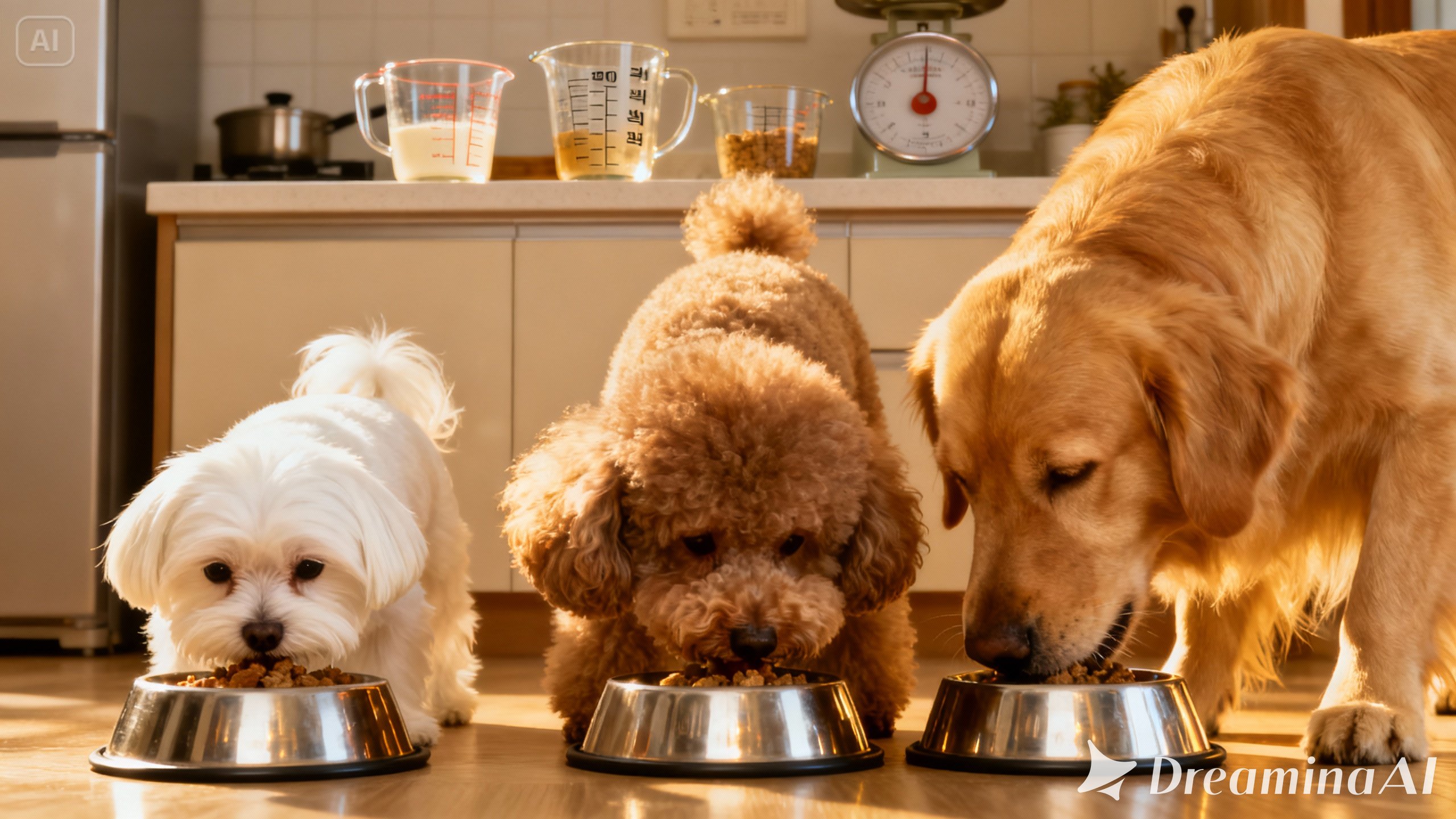 강아지 사료 량 계산기