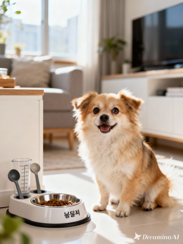 강아지 사료 양 계산기