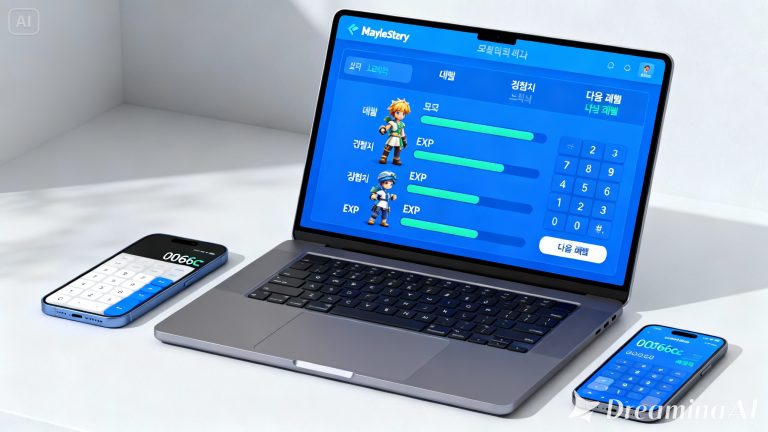 메이플 exp 포인트 계산기