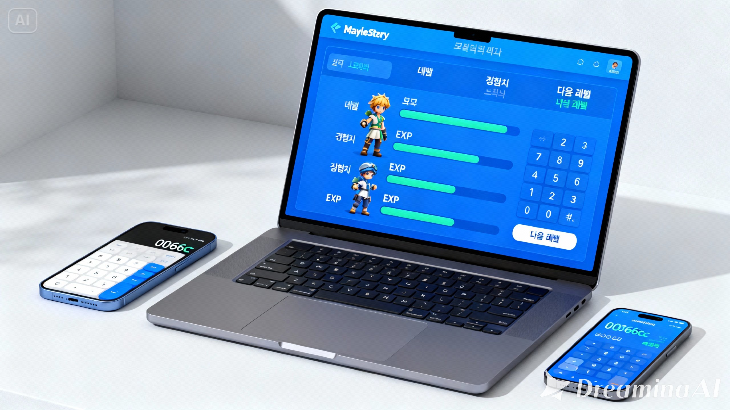 메이플 exp 포인트 계산기