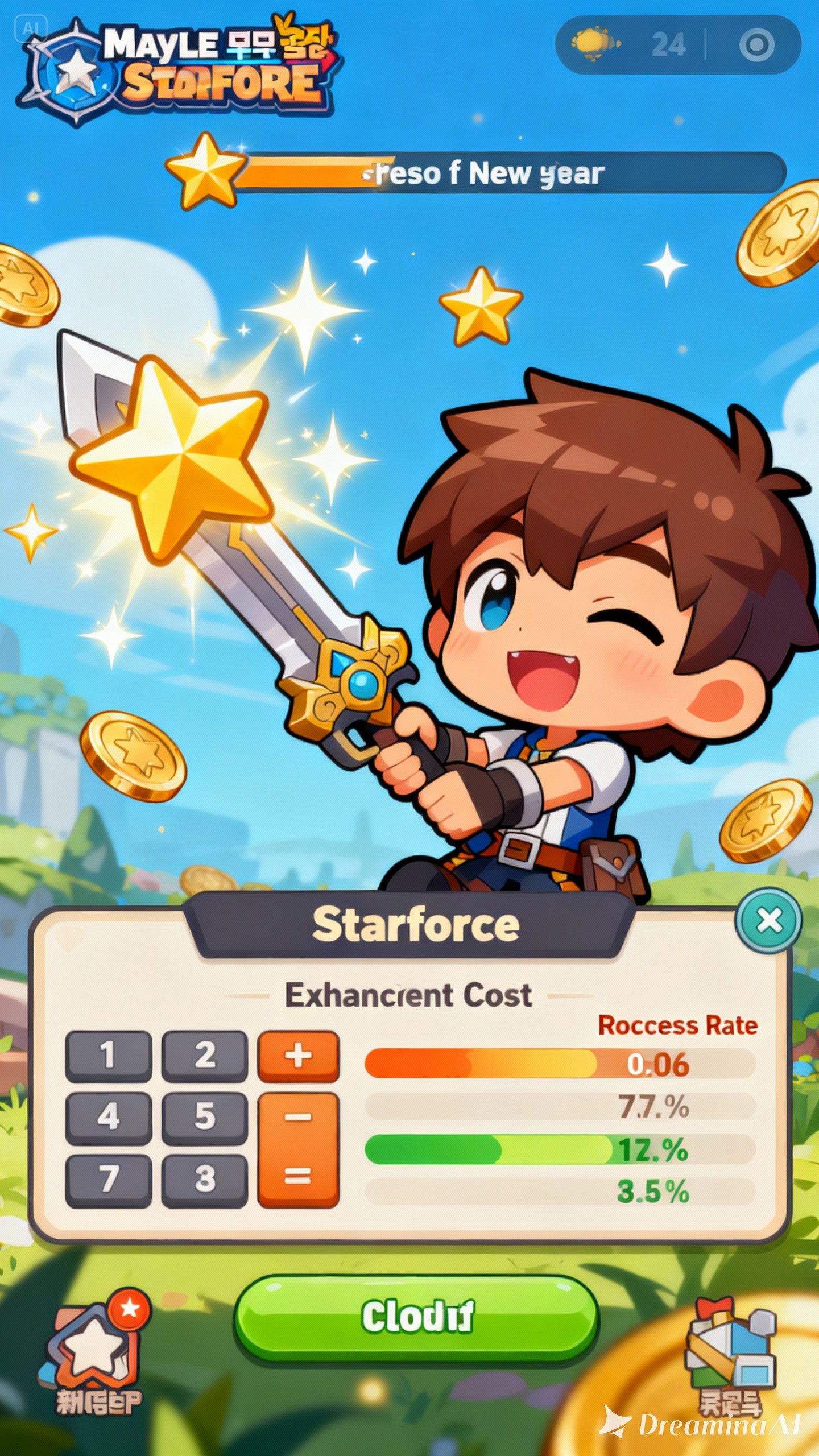 스타 포스 기대 값 계산기