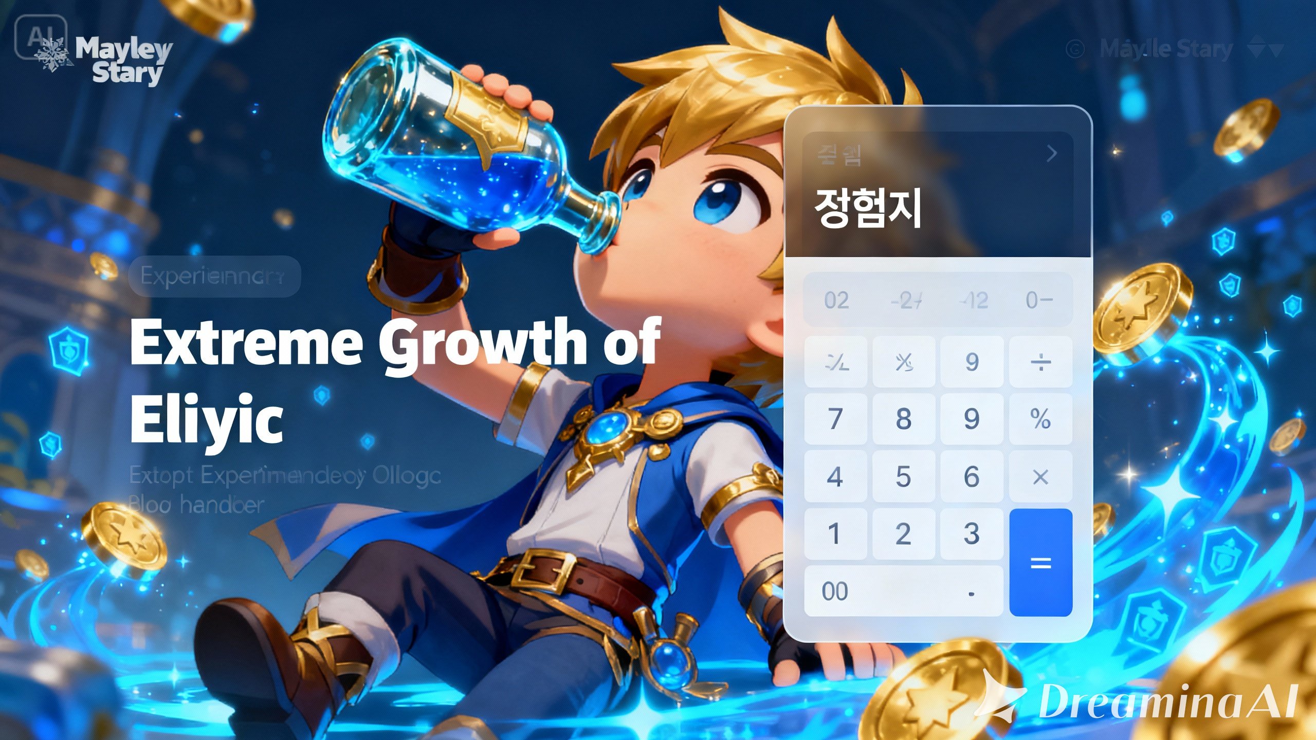 익스트림 성장의 비약 계산기