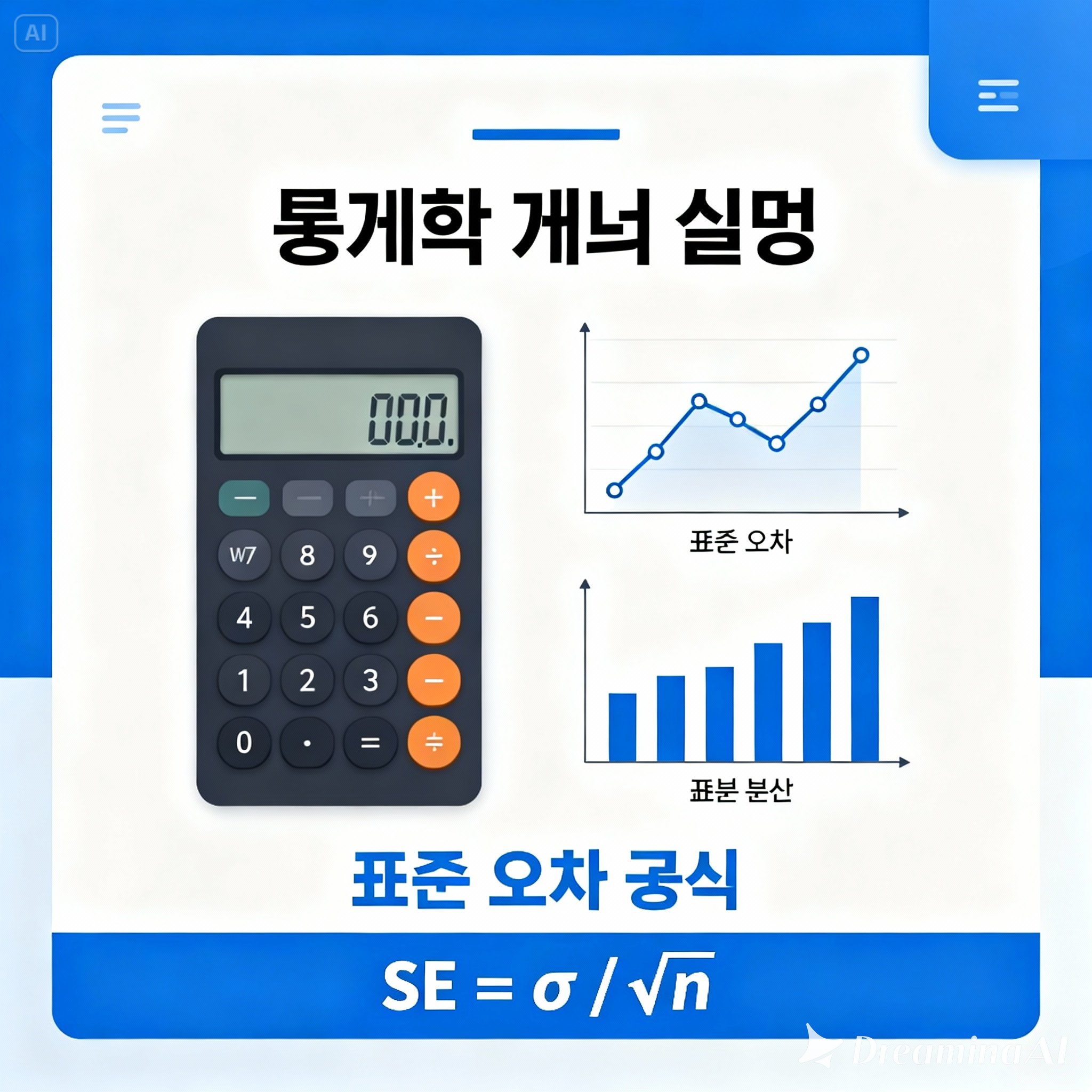 표준 오차 계산기