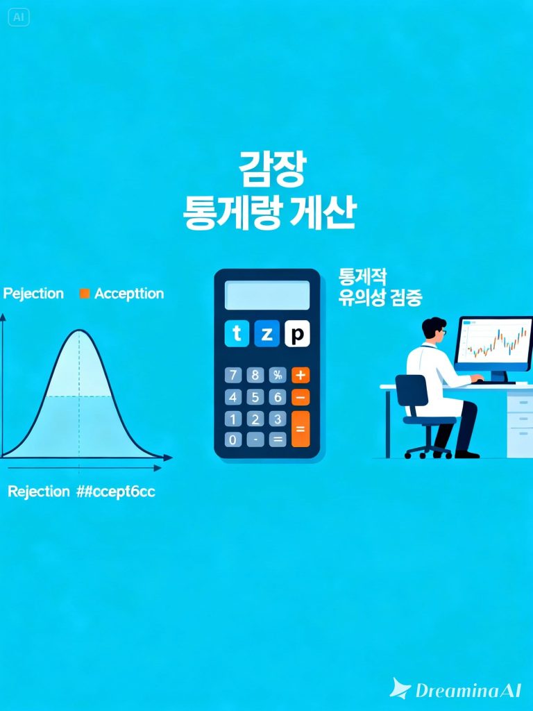 검정 통계량 계산기