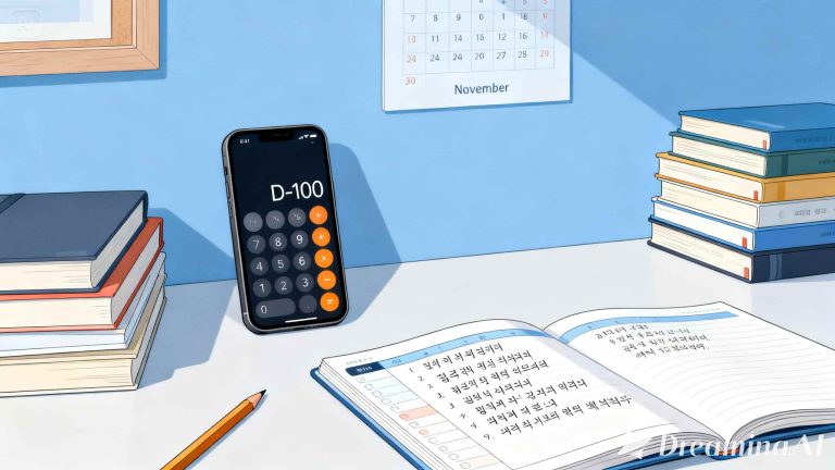 수능 디데이 계산기