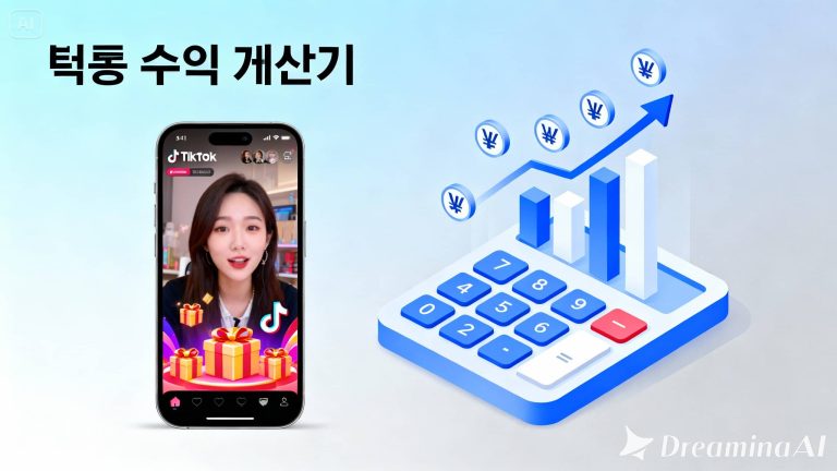 틱톡 수익 계산기