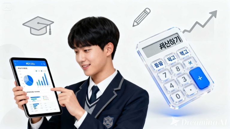 고등학교 내신 등급 계산기